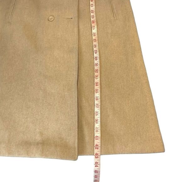 Vtg 70s brown and beige wool coat, Forecaster of Boston Pure Wool size 10 - Picture 12 of 15